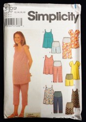 5159 SIMP MATERNITY SUN TOPS,PANTS LENGTHS PATTERN 4-10